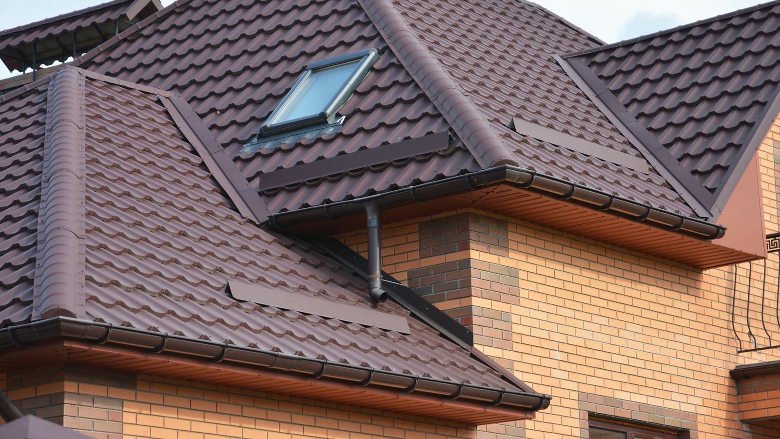 A newly finished pitched roof in Bath