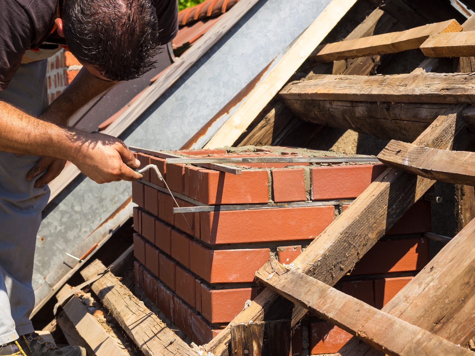 Regency Roofing chimney repairs project 2