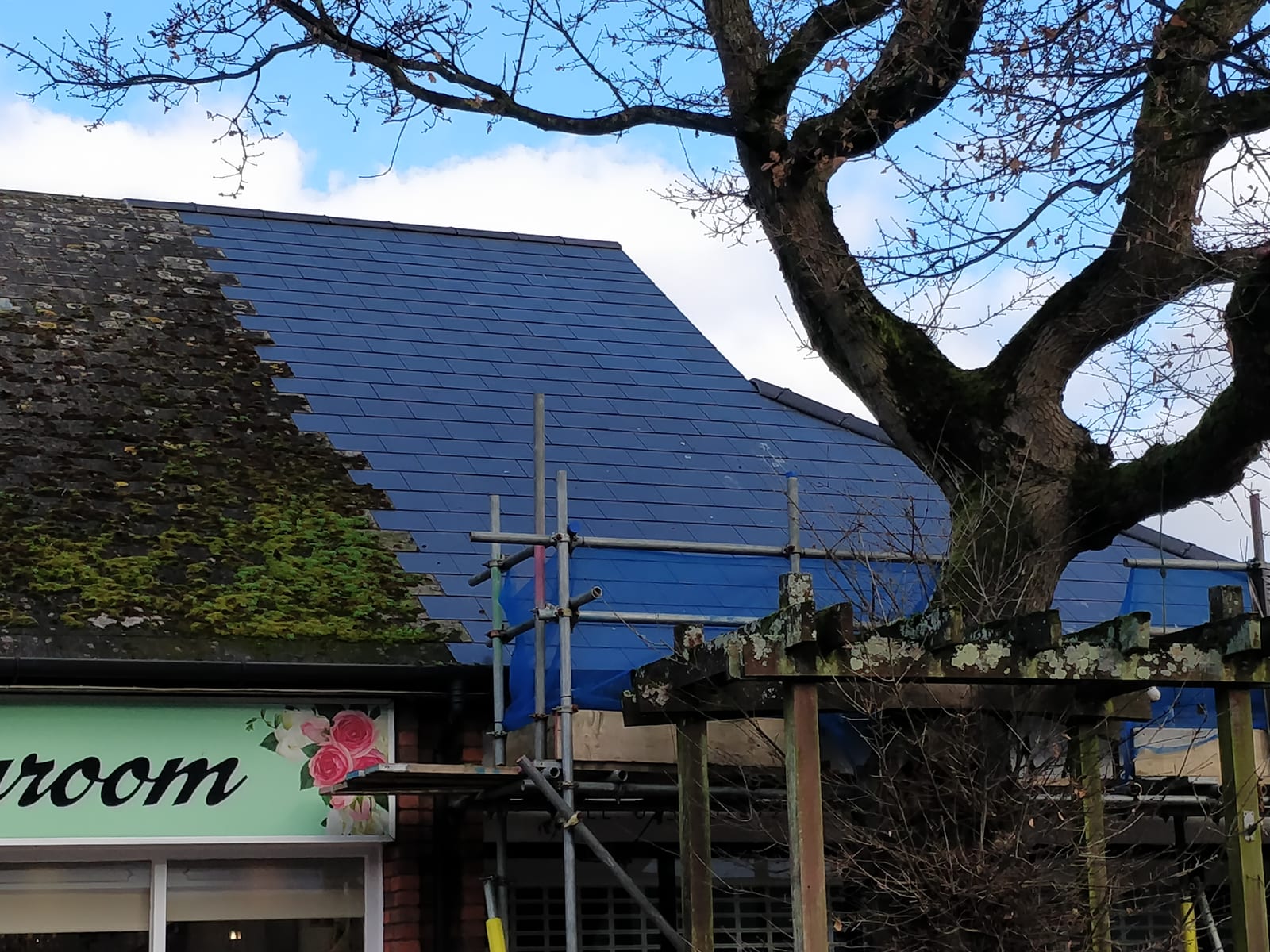 Regency Roofing moss removal & roof cleaning project 3