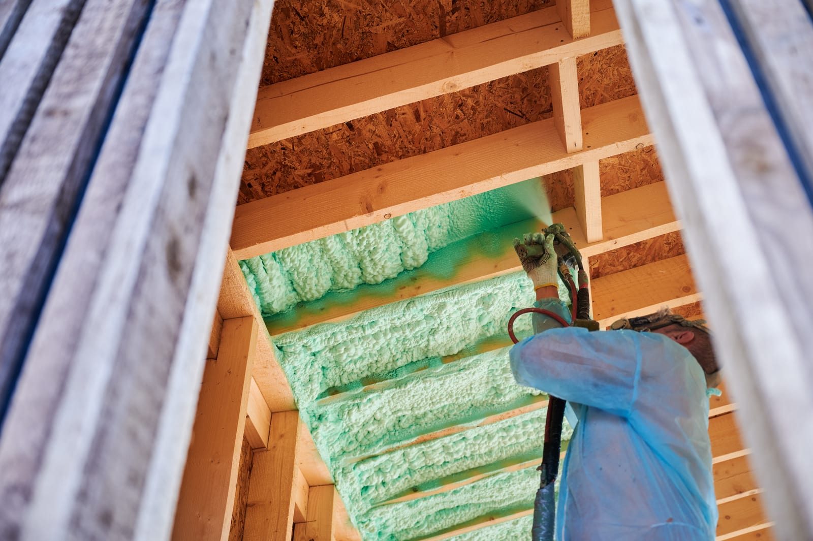 Regency Roofing spray foam removal project 6